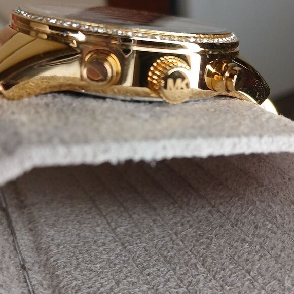 Michael Kors Ritz Chronograph Two-Tone Stainless Steel Watch - Picture 8 of 12